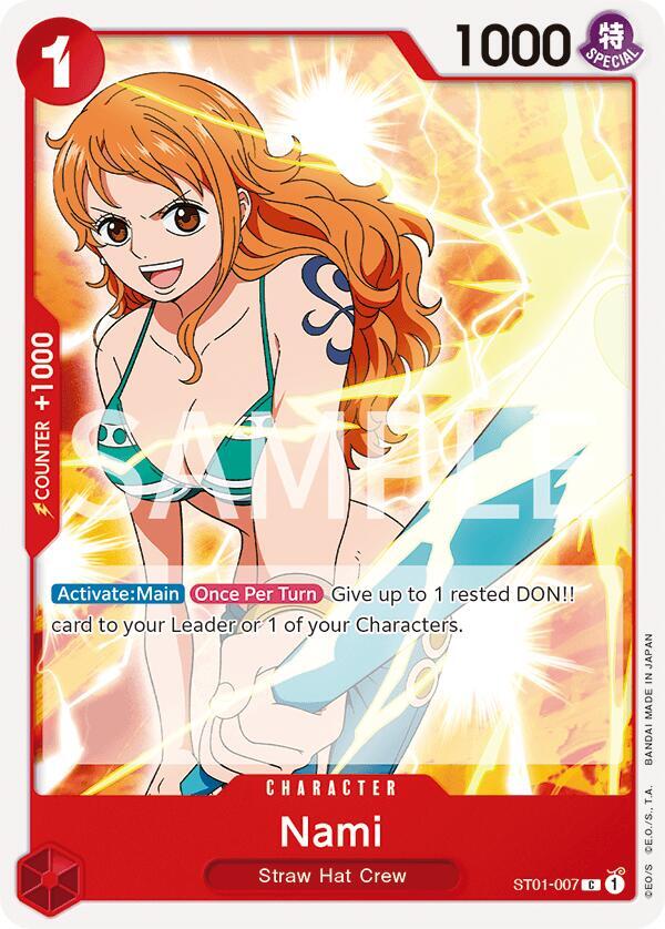 Nami ST01-007 card from Revision Pack Cards