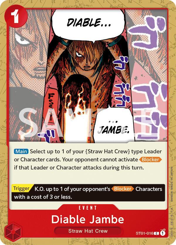Diable Jambe ST01-016 card from Revision Pack Cards