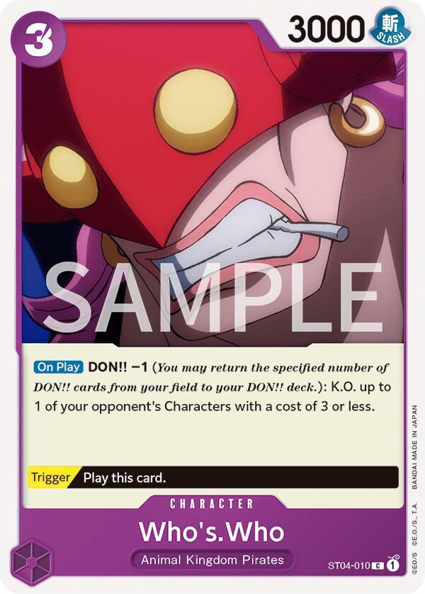 Who's.Who ST04-010 card from Revision Pack Cards