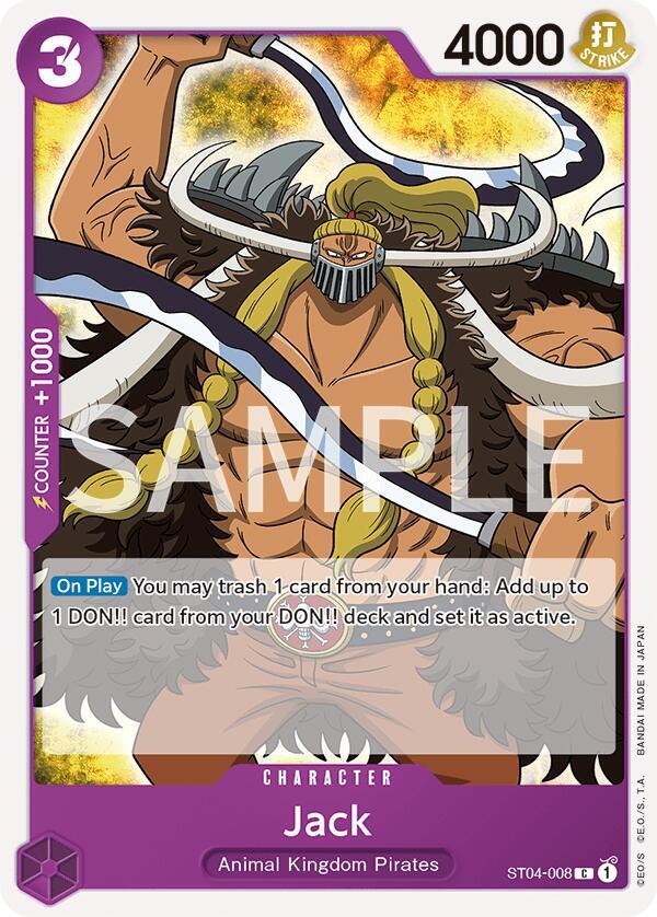 Jack ST04-008 card from Revision Pack Cards