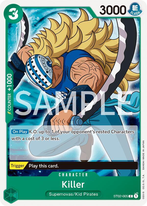 Killer ST02-005 card from Revision Pack Cards