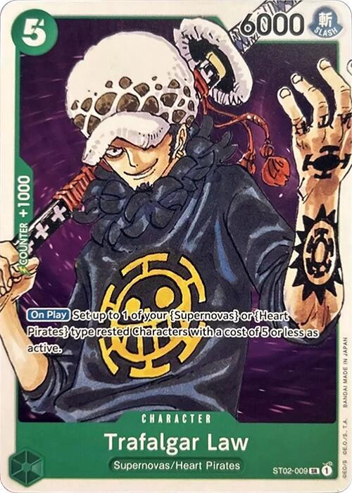Trafalgar Law ST02-009 card from Revision Pack Cards