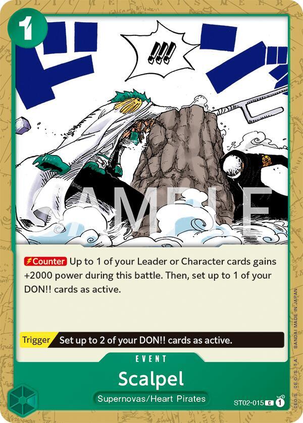 Scalpel ST02-015 card from Revision Pack Cards