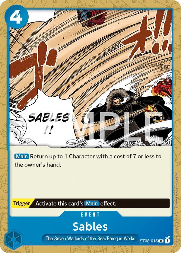 Sables ST03-015 card from Revision Pack Cards