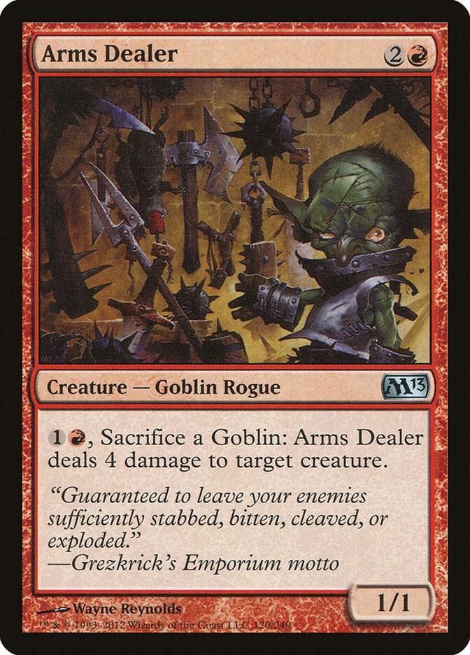 Arms Dealer 120 card from Magic 2013 (M13)