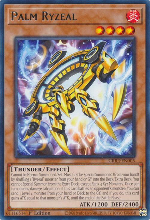 Palm Ryzeal CRBR-EN005 card from Crossover Breakers