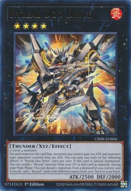 Ryzeal Duo Drive CRBR-EN006 card from Crossover Breakers