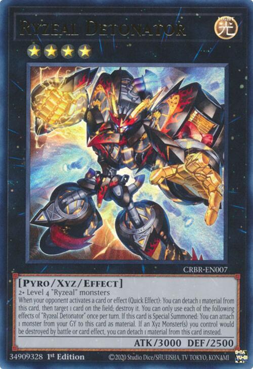 Ryzeal Detonator CRBR-EN007 card from Crossover Breakers