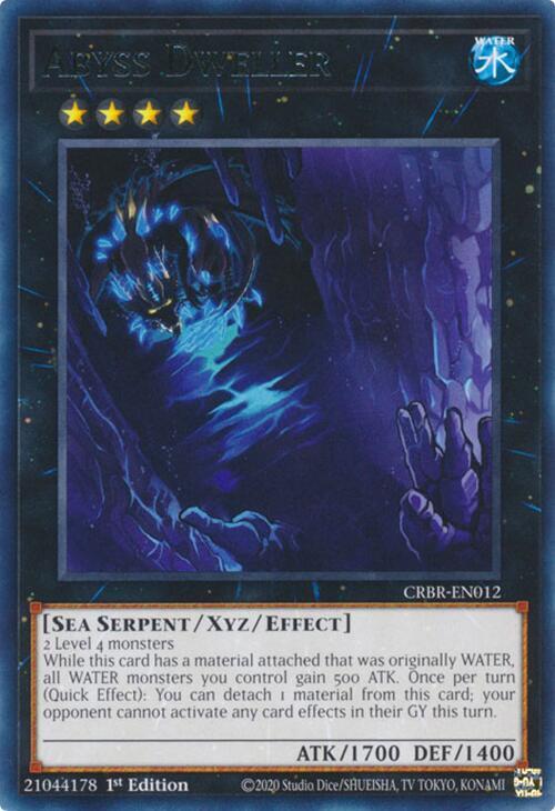 Abyss Dweller CRBR-EN012 card from Crossover Breakers