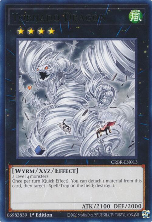 Tornado Dragon CRBR-EN013 card from Crossover Breakers