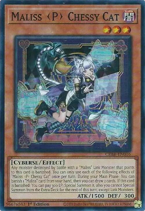 Maliss P Chessy Cat CRBR-EN016 card from Crossover Breakers
