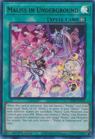 Maliss in Underground CRBR-EN021 card from Crossover Breakers