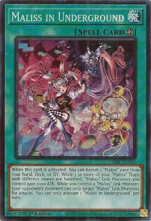 Maliss in Underground (CR) CRBR-EN021 card from Crossover Breakers