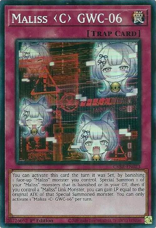 Maliss C GWC-06 (SR) CRBR-EN023 card from Crossover Breakers