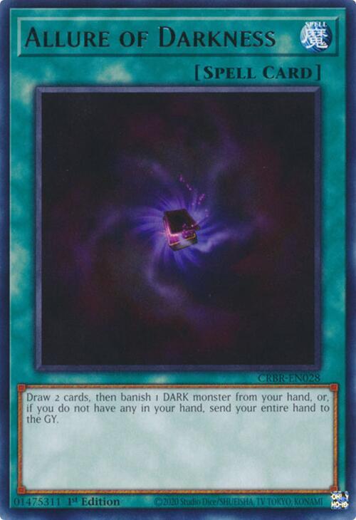 Allure of Darkness CRBR-EN028 card from Crossover Breakers