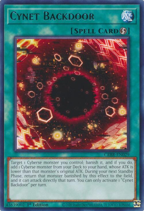 Cynet Backdoor CRBR-EN029 card from Crossover Breakers