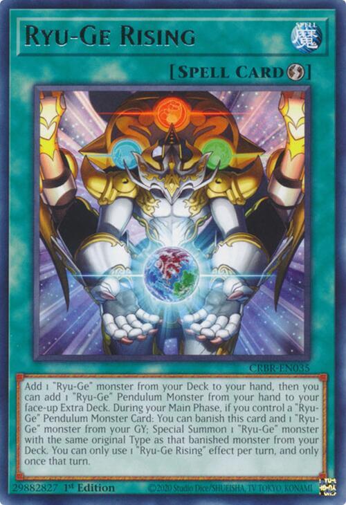 Ryu-Ge Rising CRBR-EN035 card from Crossover Breakers
