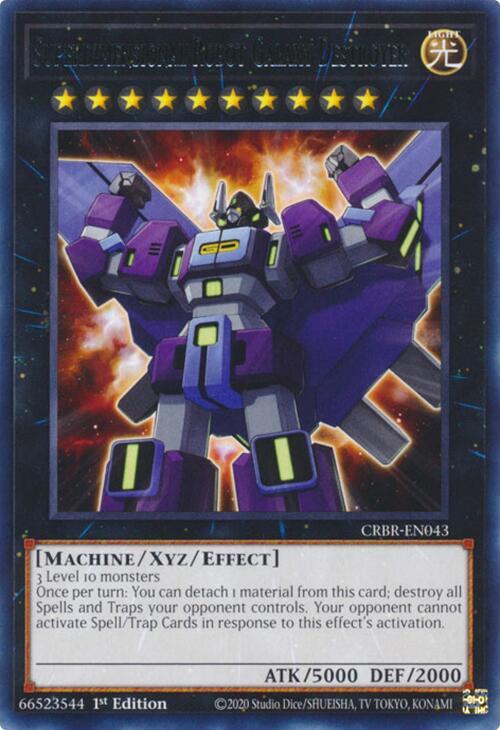 Superdimensional Robot Galaxy Destroyer CRBR-EN043 card from Crossover Breakers