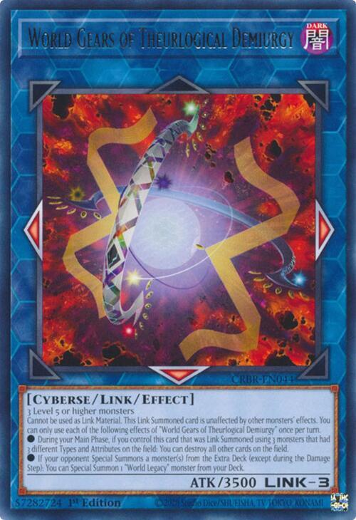 World Gears of Theurlogical Demiurgy CRBR-EN044 card from Crossover Breakers