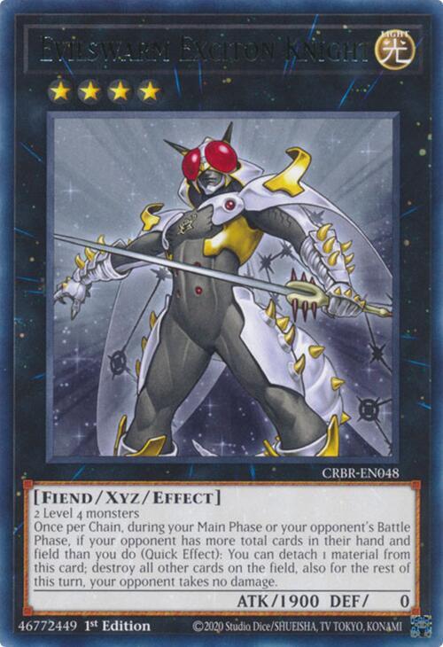 Evilswarm Exciton Knight CRBR-EN048 card from Crossover Breakers