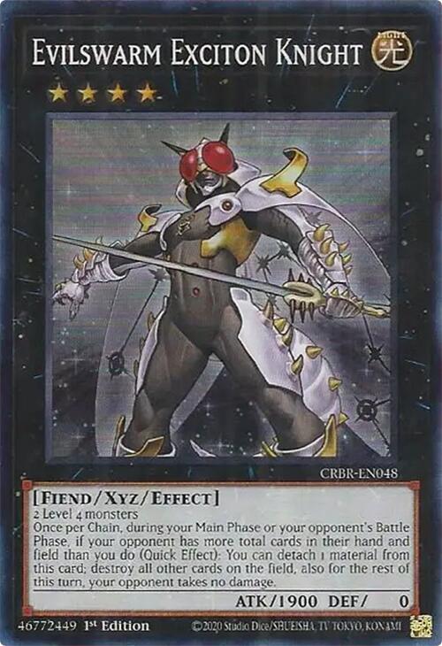 Evilswarm Exciton Knight (SR) CRBR-EN048 card from Crossover Breakers