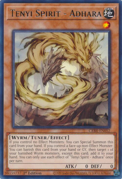 Tenyi Spirit - Adhara CRBR-EN052 card from Crossover Breakers