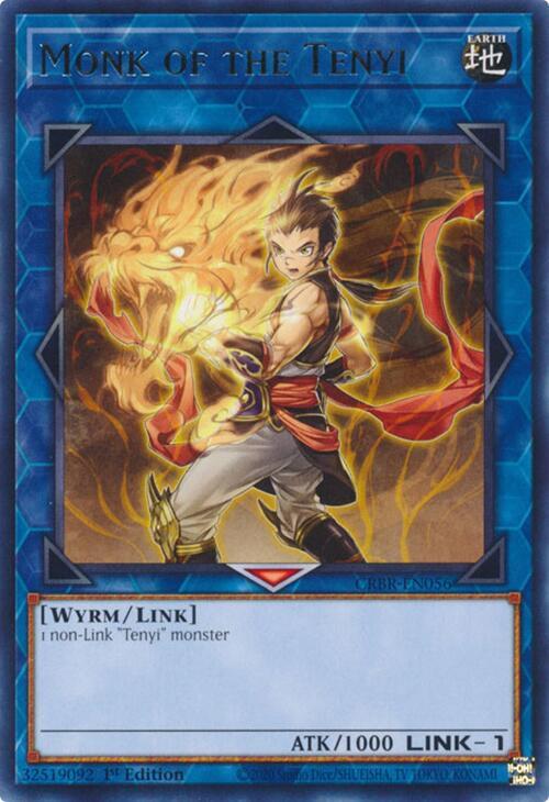 Monk of the Tenyi CRBR-EN056 card from Crossover Breakers