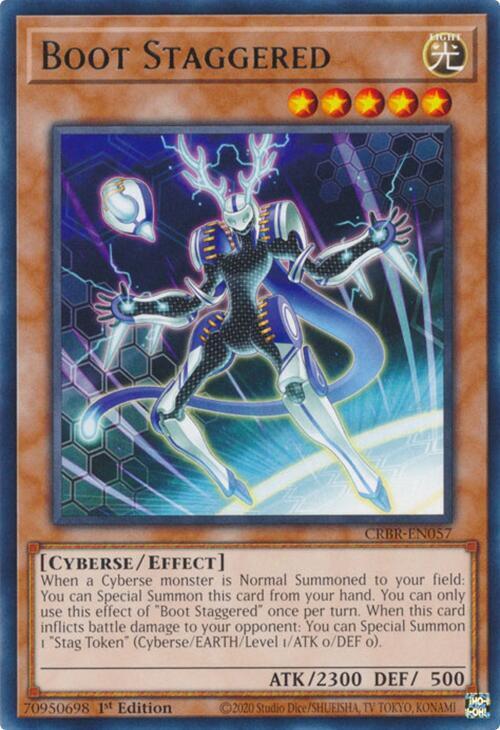 Boot Staggered CRBR-EN057 card from Crossover Breakers