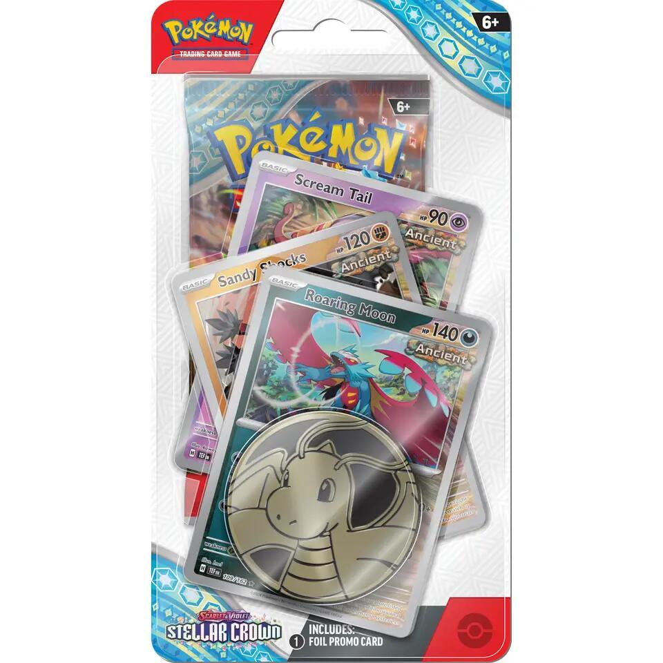 Stellar Crown Premium Checklane Blister [Roaring Moon] card from SV07: Stellar Crown