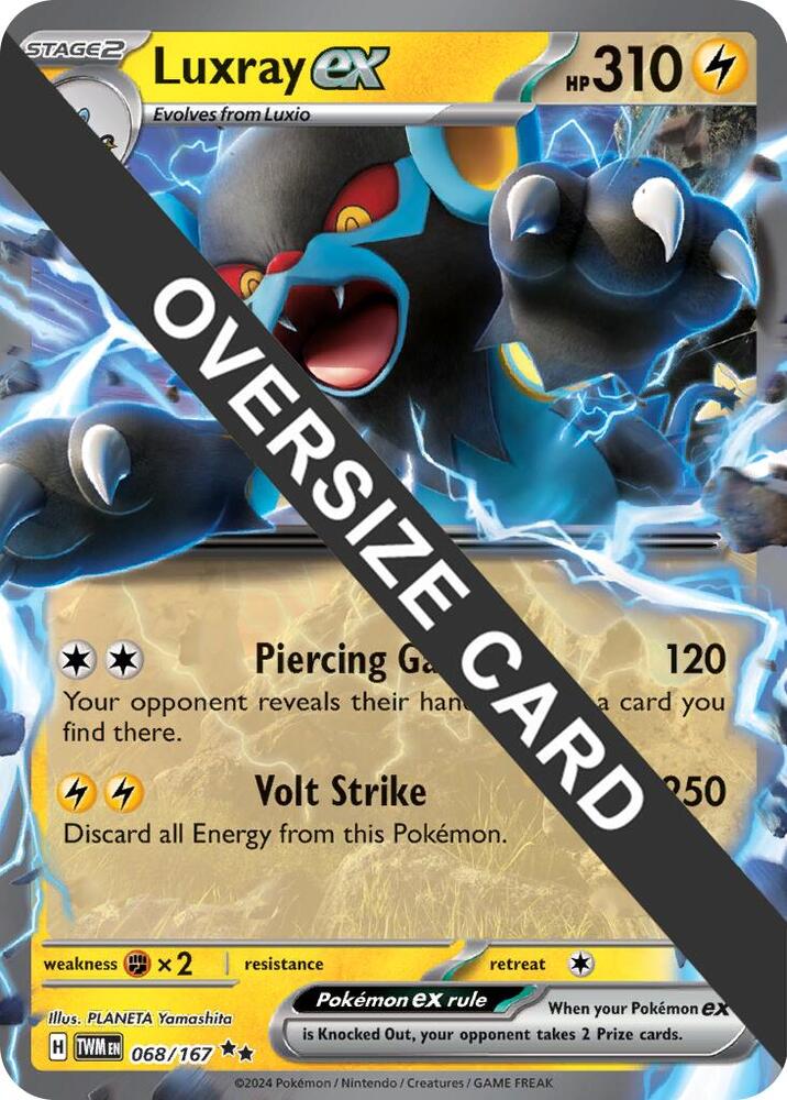 Luxray ex (Meddling Sparks Premium Collection) 068/167 card from Jumbo Cards