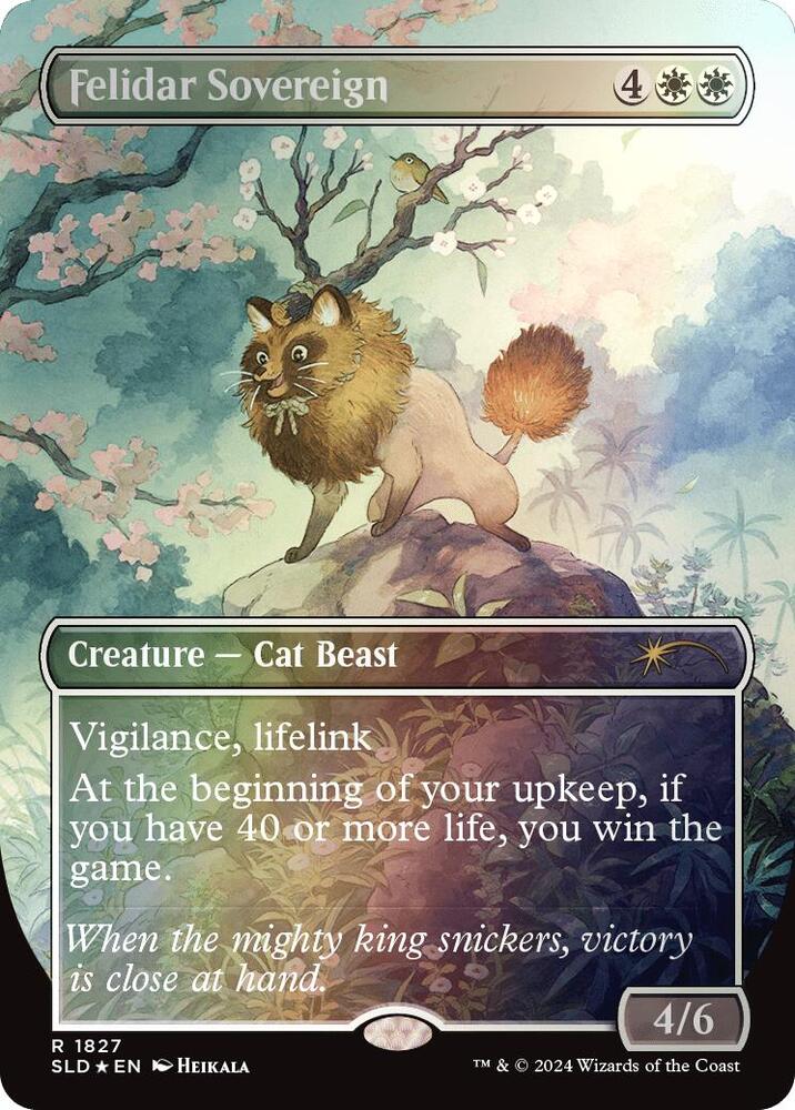 Felidar Sovereign (Rainbow Foil) 1827 card from Secret Lair Drop Series