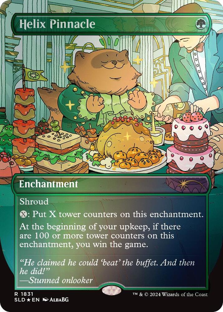 Helix Pinnacle (Rainbow Foil) 1831 card from Secret Lair Drop Series