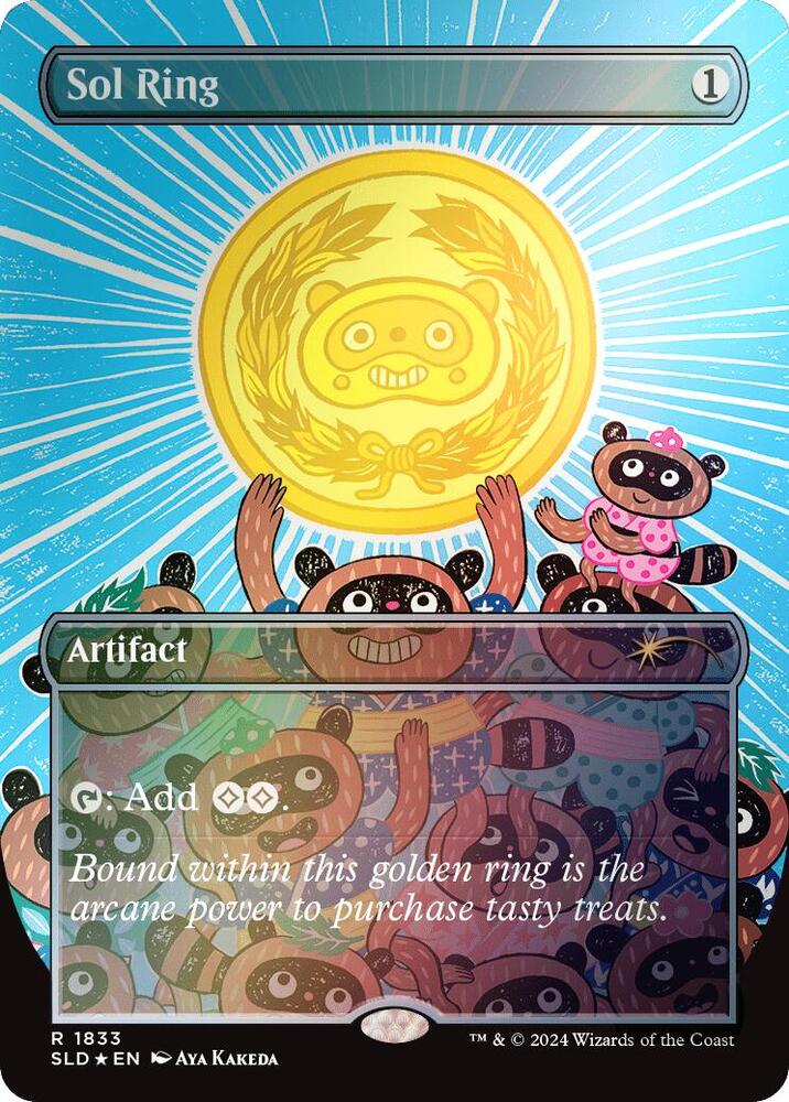 Sol Ring (Rainbow Foil) 1833 card from Secret Lair Drop Series