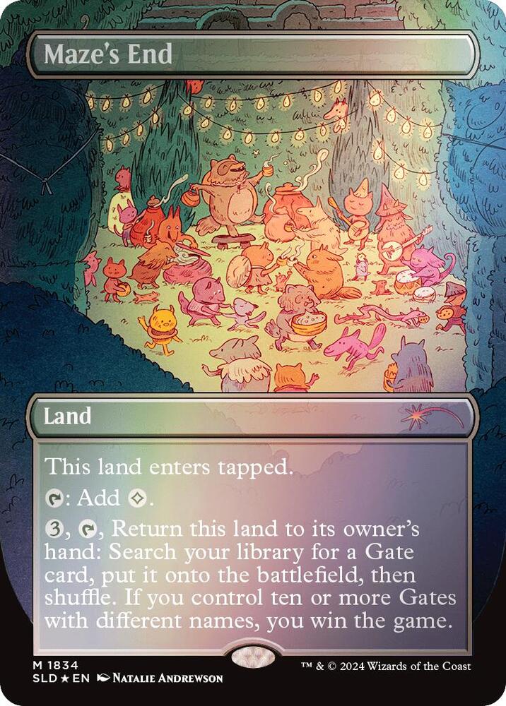 Maze's End (Rainbow Foil) 1834 card from Secret Lair Drop Series