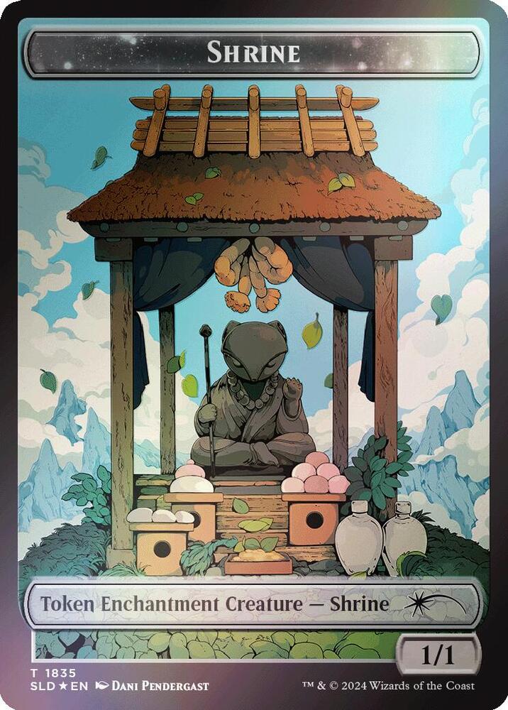 Shrine Token (Rainbow Foil) 1835 card from Secret Lair Drop Series