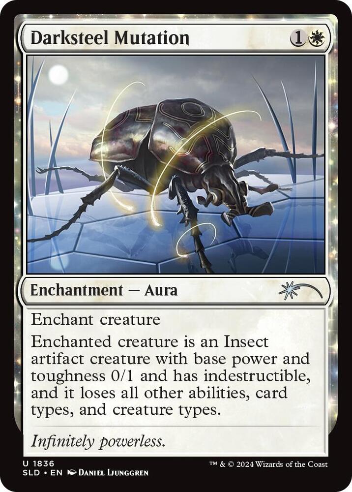 Darksteel Mutation 1836 card from Secret Lair Drop Series