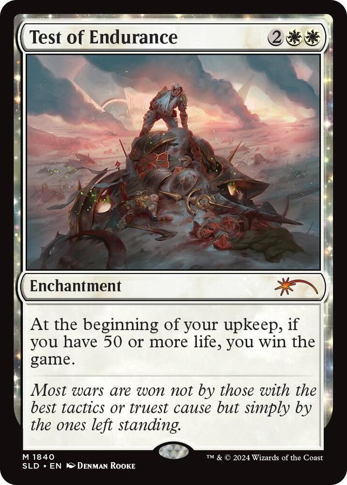 Test of Endurance 1840 card from Secret Lair Drop Series