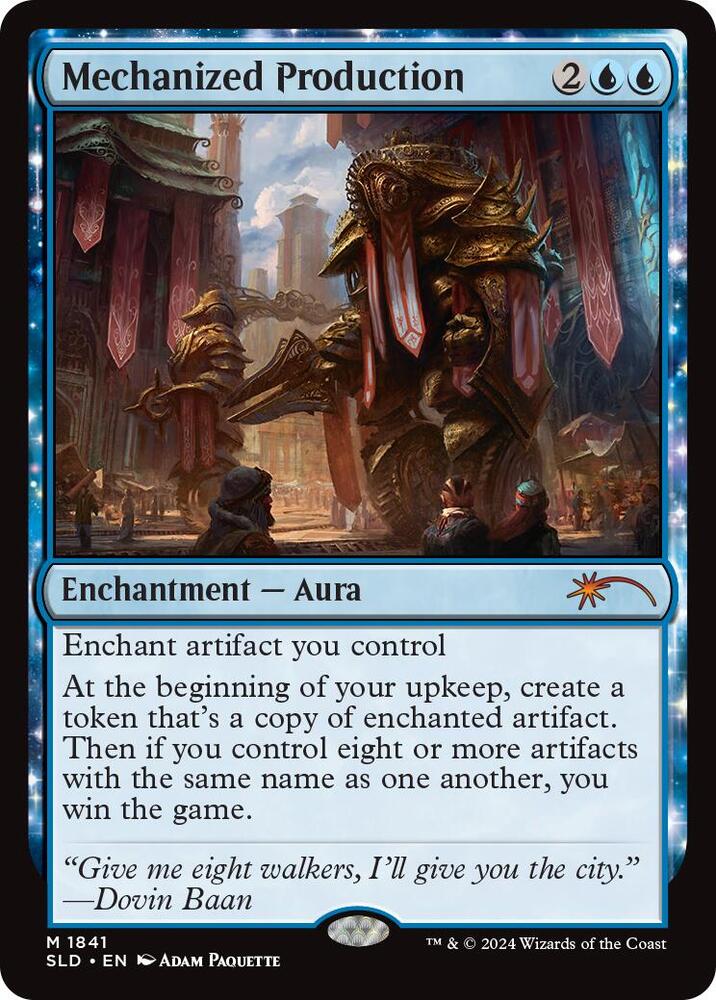 Mechanized Production 1841 card from Secret Lair Drop Series