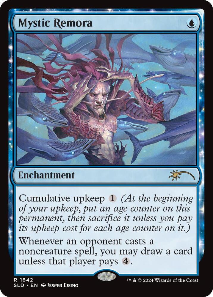 Mystic Remora 1842 card from Secret Lair Drop Series