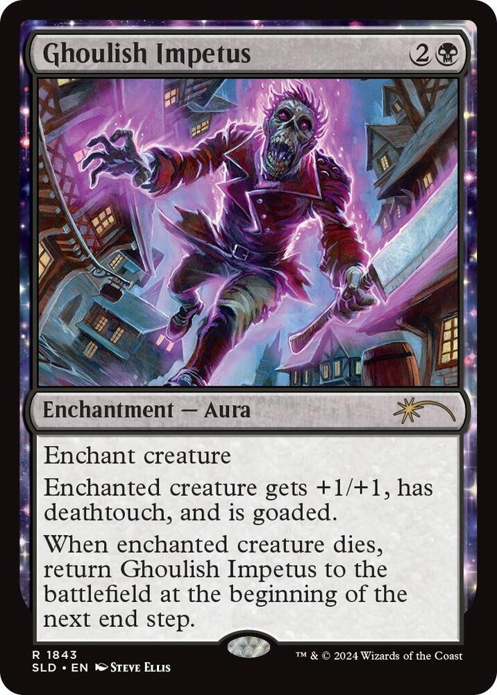 Ghoulish Impetus 1843 card from Secret Lair Drop Series