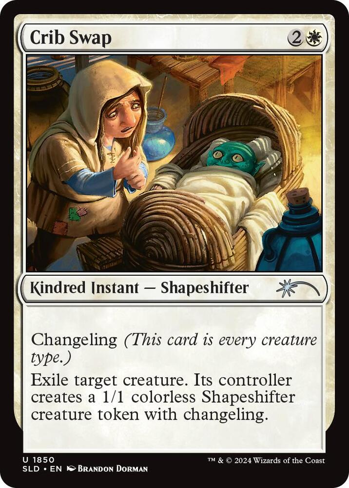 Crib Swap 1850 card from Secret Lair Drop Series