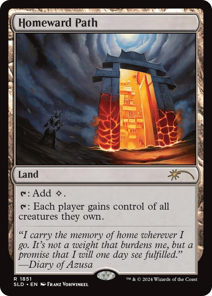Homeward Path 1851 card from Secret Lair Drop Series