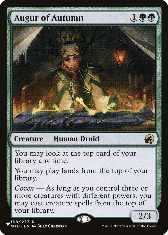 Augur of Autumn 168/277 card from The List Reprints