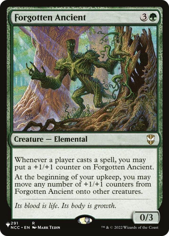 Forgotten Ancient (NCC) 291/093 card from The List Reprints