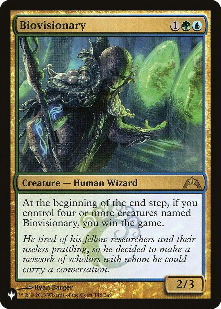 Biovisionary 146/249 card from The List Reprints