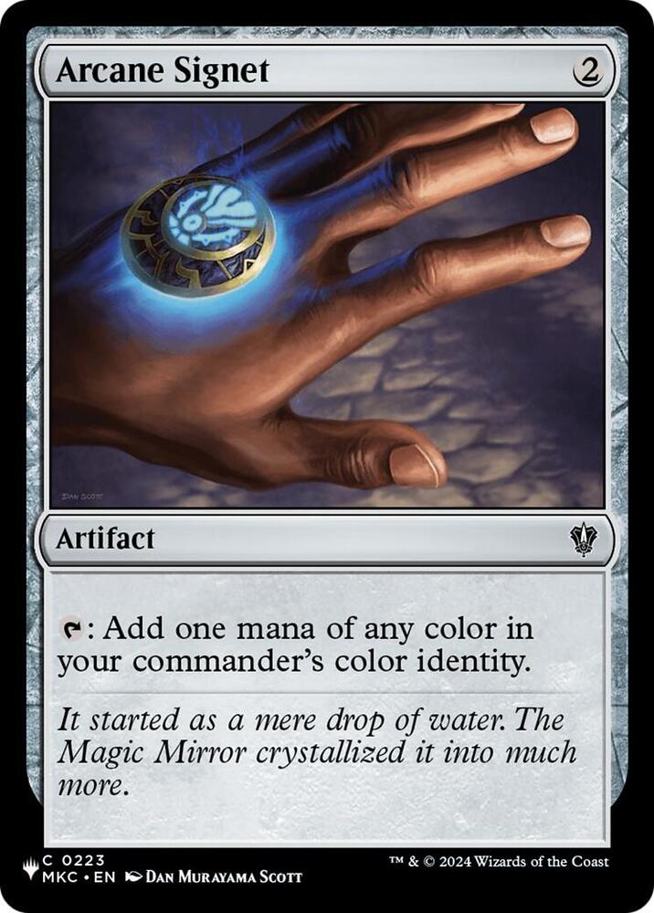 Arcane Signet (MKC) 0223 card from The List Reprints