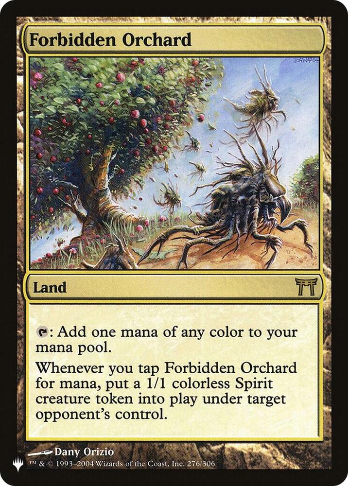 Forbidden Orchard 276/306 card from The List Reprints