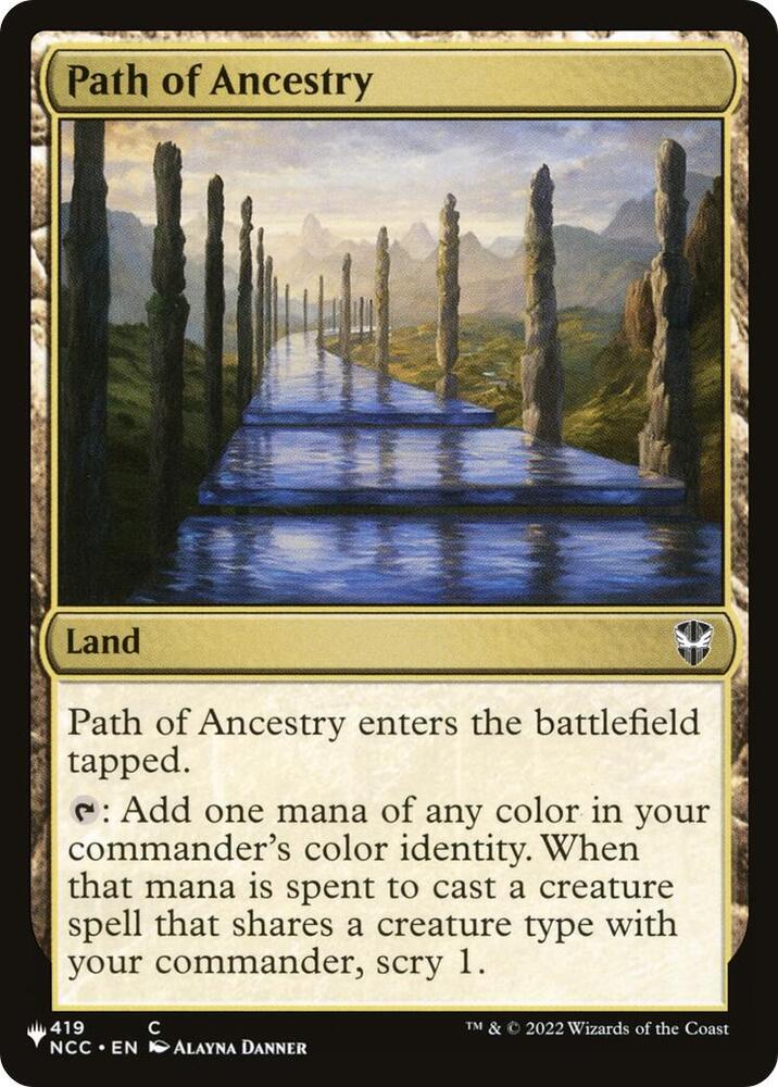 Path of Ancestry (NCC) 419/093 card from The List Reprints