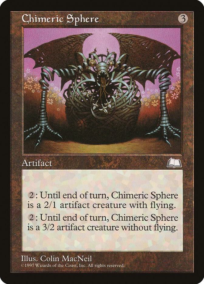 Chimeric Sphere card from Weatherlight