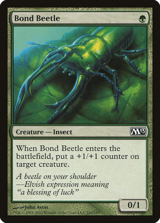 Bond Beetle 161 card from Magic 2013 (M13)